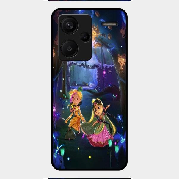 Enchanted Radha Krishna Phone Case For Redmi Note 13 Pro Plus 5G