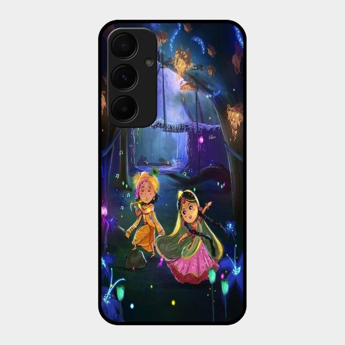 Enchanted Radha Krishna Phone Case For Samsung Galaxy A55 5G