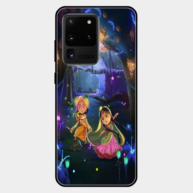 Enchanted Radha Krishna Phone Case For Samsung Galaxy S20 Ultra