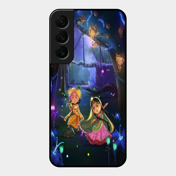 Enchanted Radha Krishna Phone Case For Samsung Galaxy S22 Plus 5G