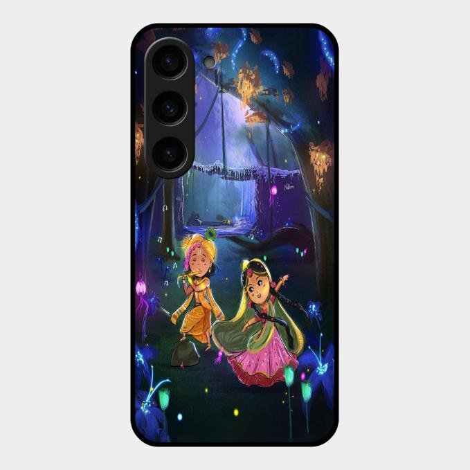 Enchanted Radha Krishna Phone Case For Samsung Galaxy S23 5G