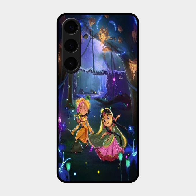 Enchanted Radha Krishna Phone Case For Samsung Galaxy S24 Plus 5G