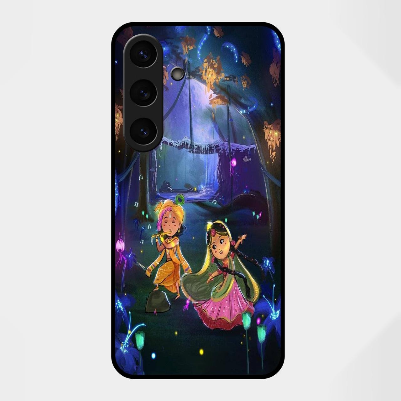 Enchanted Radha Krishna Phone Case For Samsung Galaxy S25 FE 5G