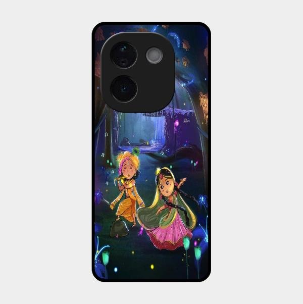 Enchanted Radha Krishna Phone Case For Vivo T3 Pro 5G
