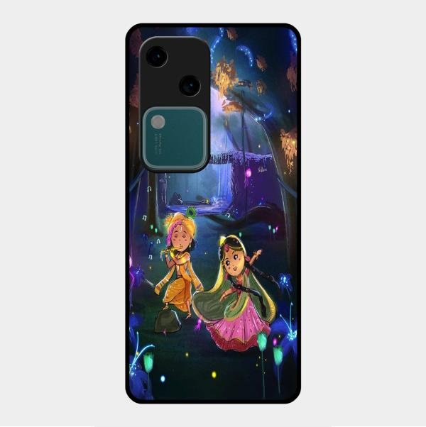 Enchanted Radha Krishna Phone Case For Vivo V30 5G