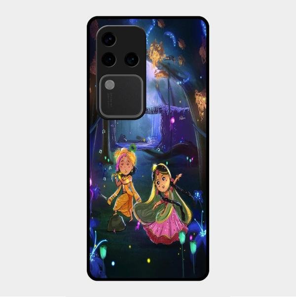 Enchanted Radha Krishna Phone Case For Vivo V30 Pro 5G
