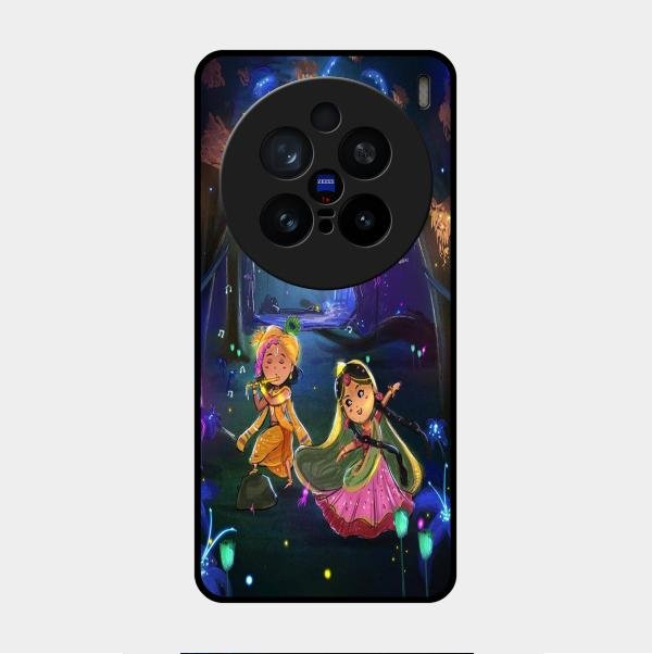 Enchanted Radha Krishna Phone Case For Vivo X200 Pro 5G