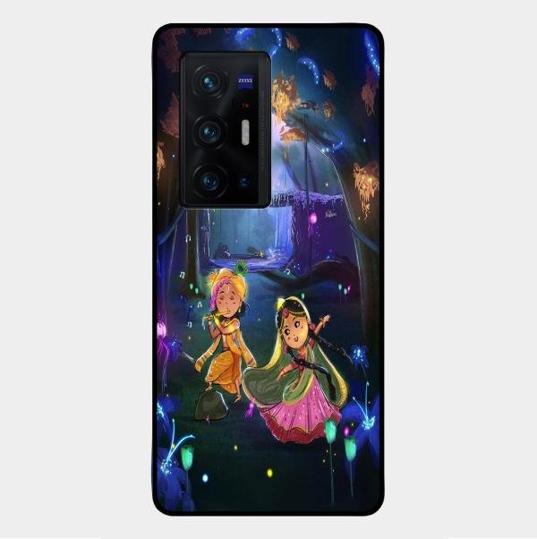 Enchanted Radha Krishna Phone Case For Vivo X70 Pro Plus 5G