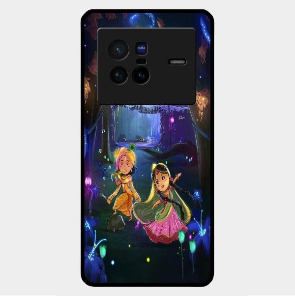 Enchanted Radha Krishna Phone Case For Vivo X80 5G