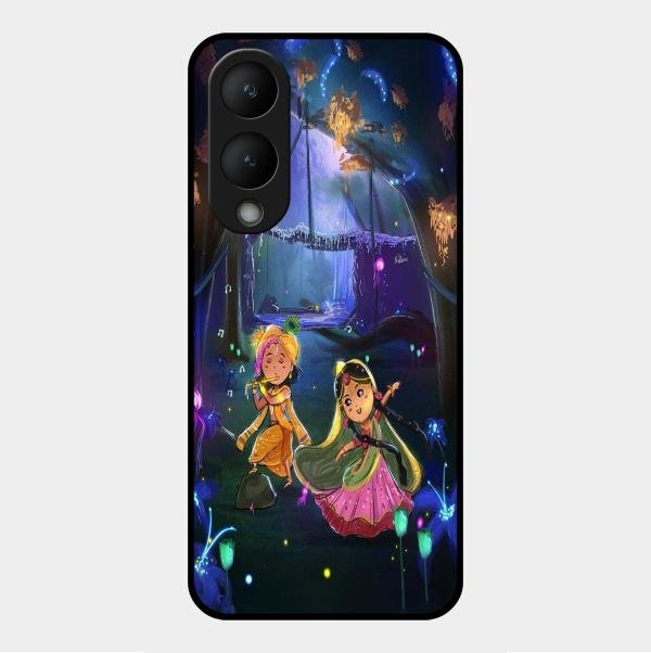 Enchanted Radha Krishna Phone Case For Vivo Y17S