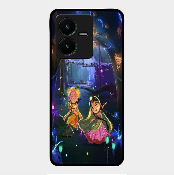 Enchanted Radha Krishna Phone Case For Vivo Y22