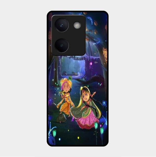 Enchanted Radha Krishna Phone Case For Vivo Y300 Plus 5G