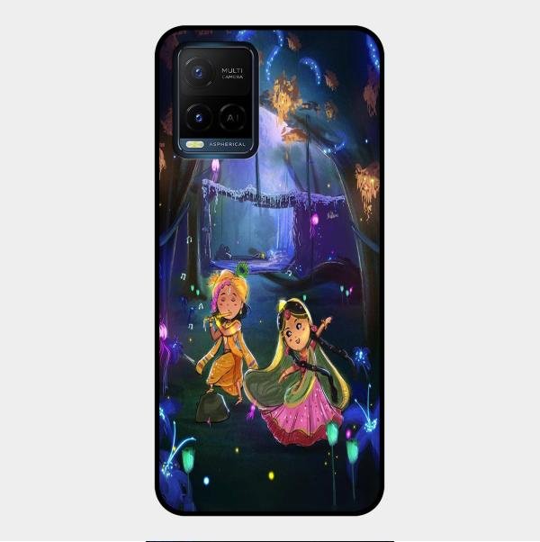 Enchanted Radha Krishna Phone Case For Vivo Y33S