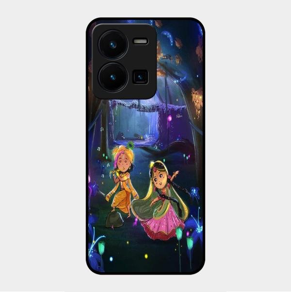 Enchanted Radha Krishna Phone Case For Vivo Y35