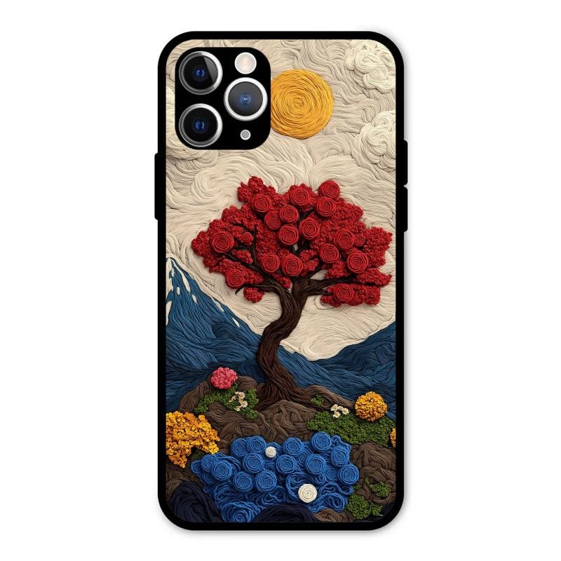 Eternal Nature Tapestry Glass Case Cover For iPhone - ShopOnCliQ