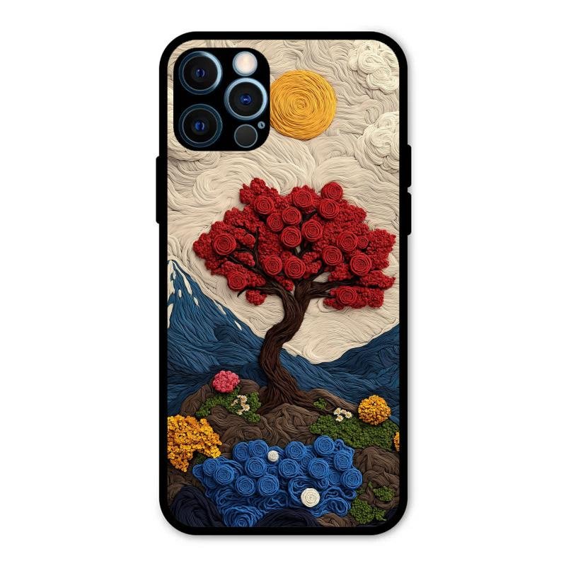 Eternal Nature Tapestry Glass Case Cover For iPhone - ShopOnCliQ