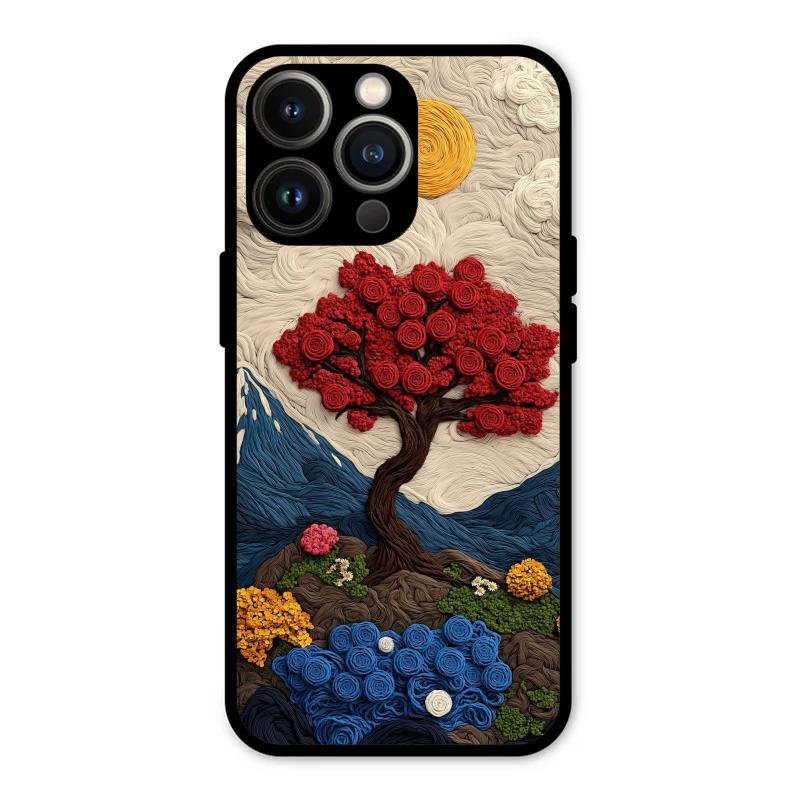 Eternal Nature Tapestry Glass Case Cover For iPhone - ShopOnCliQ