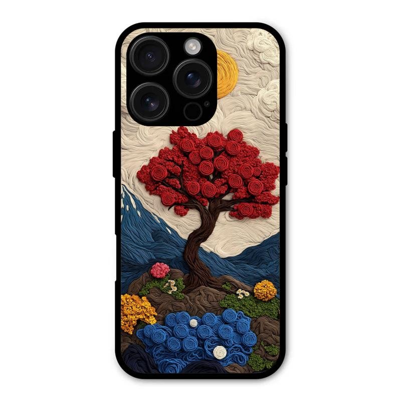 Eternal Nature Tapestry Glass Case Cover For iPhone - ShopOnCliQ