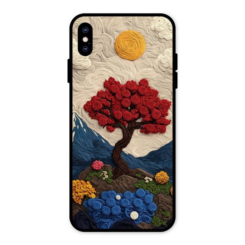 Eternal Nature Tapestry Glass Case Cover For iPhone - ShopOnCliQ