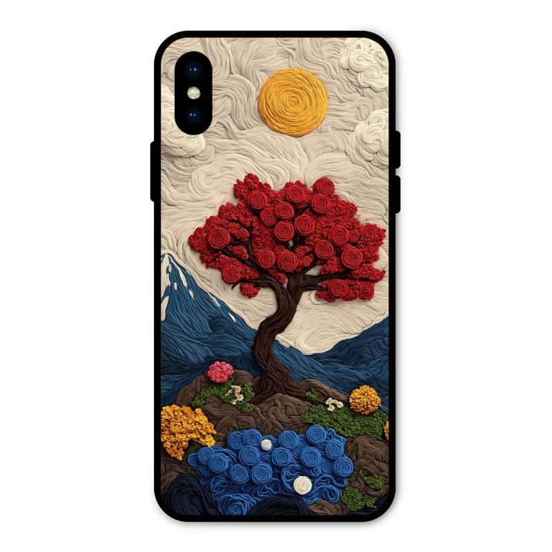 Eternal Nature Tapestry Glass Case Cover For iPhone - ShopOnCliQ