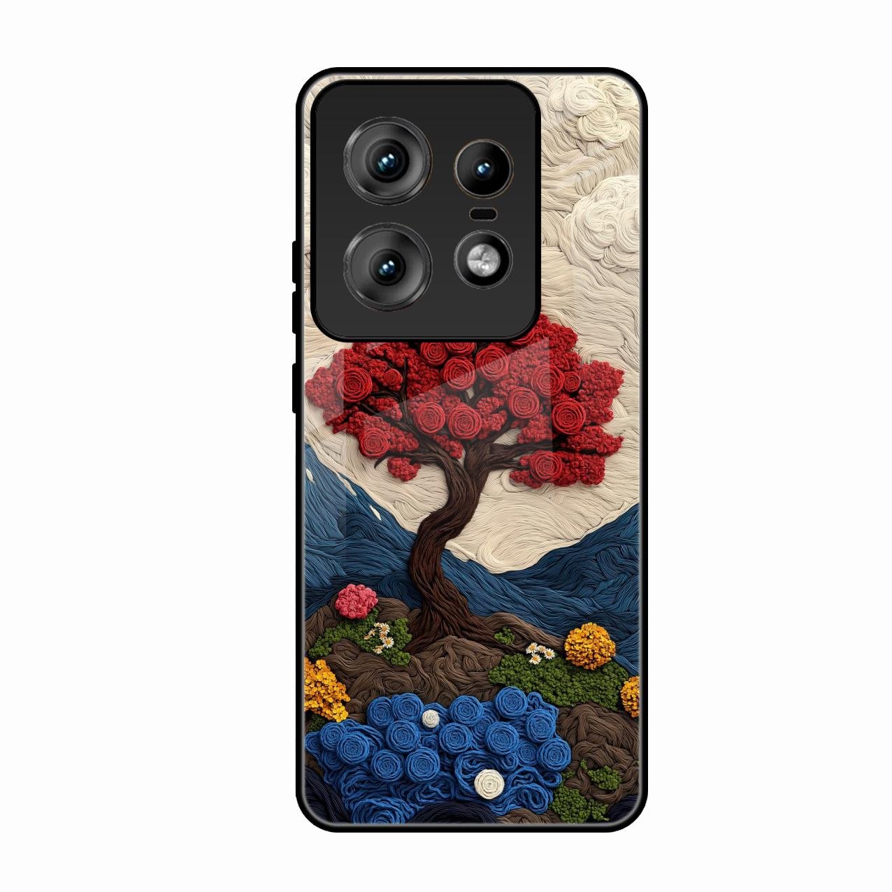 Eternal Nature Tapestry Glass Case Cover For Motorola