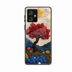 Eternal Nature Tapestry Glass Case Cover For Motorola