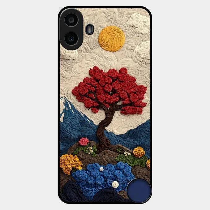 Eternal Nature Tapestry Glass Case Cover For Nothing - ShopOnCliQ