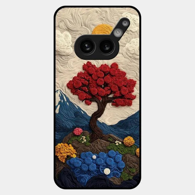 Eternal Nature Tapestry Glass Case Cover For Nothing - ShopOnCliQ