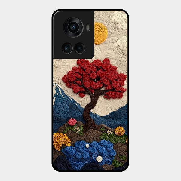 Eternal Nature Tapestry Glass Case Cover For Oneplus - ShopOnCliQ