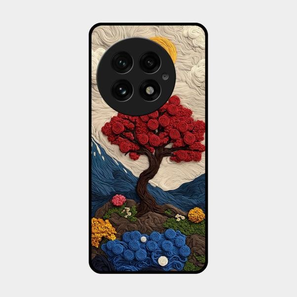 Eternal Nature Tapestry Glass Case Cover For Oneplus - ShopOnCliQ