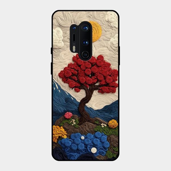 Eternal Nature Tapestry Glass Case Cover For Oneplus - ShopOnCliQ