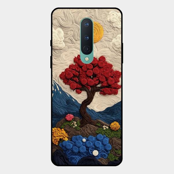 Eternal Nature Tapestry Glass Case Cover For Oneplus - ShopOnCliQ