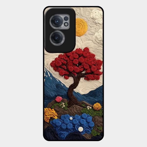 Eternal Nature Tapestry Glass Case Cover For Oneplus - ShopOnCliQ