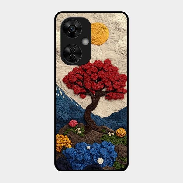 Eternal Nature Tapestry Glass Case Cover For Oneplus - ShopOnCliQ