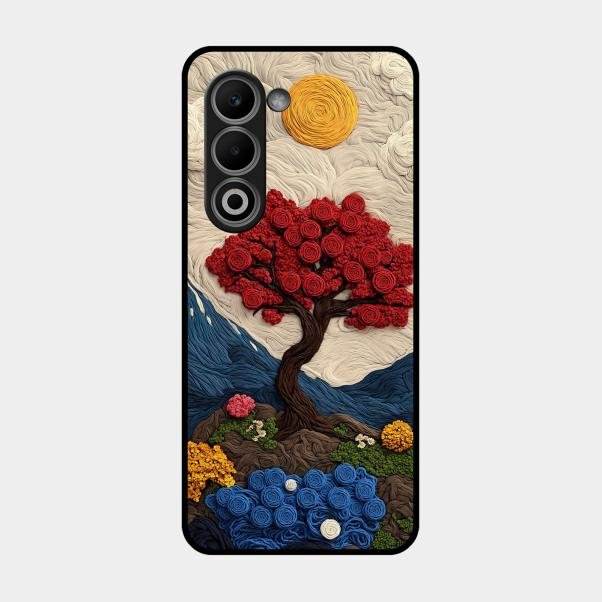Eternal Nature Tapestry Glass Case Cover For Oppo - ShopOnCliQ