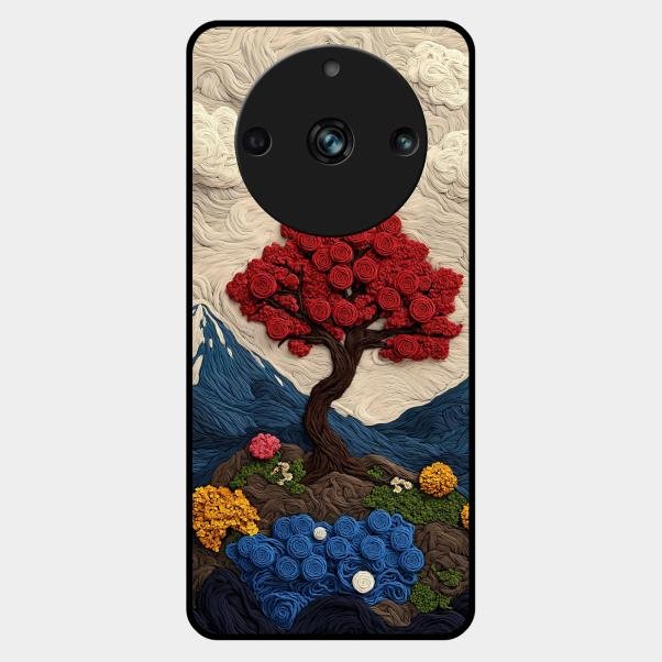Eternal Nature Tapestry Glass Case Cover For Realme - ShopOnCliQ