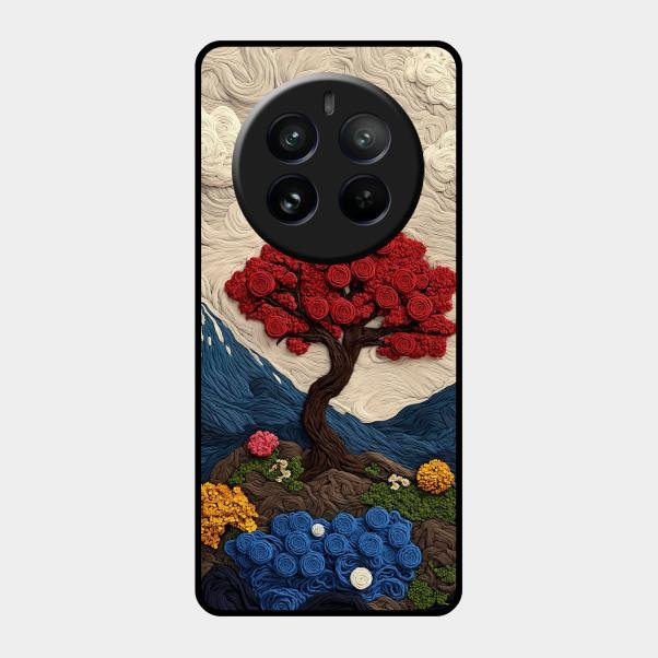 Eternal Nature Tapestry Glass Case Cover For Realme - ShopOnCliQ