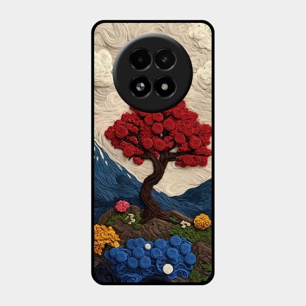 Eternal Nature Tapestry Glass Case Cover For Realme