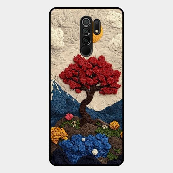 Eternal Nature Tapestry Glass Case Cover For Redmi - ShopOnCliQ