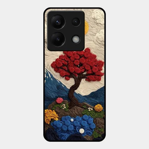Eternal Nature Tapestry Glass Case Cover For Redmi - ShopOnCliQ