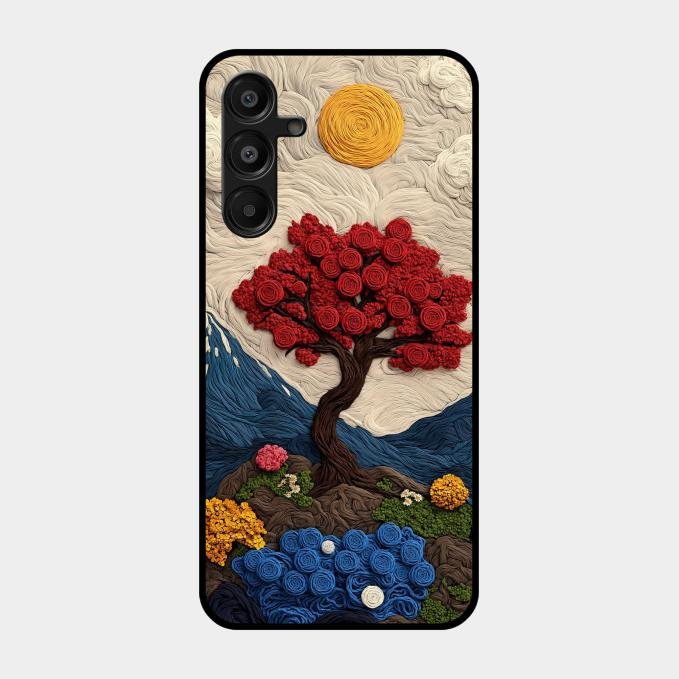Eternal Nature Tapestry Glass Case Cover For Samsung - ShopOnCliQ