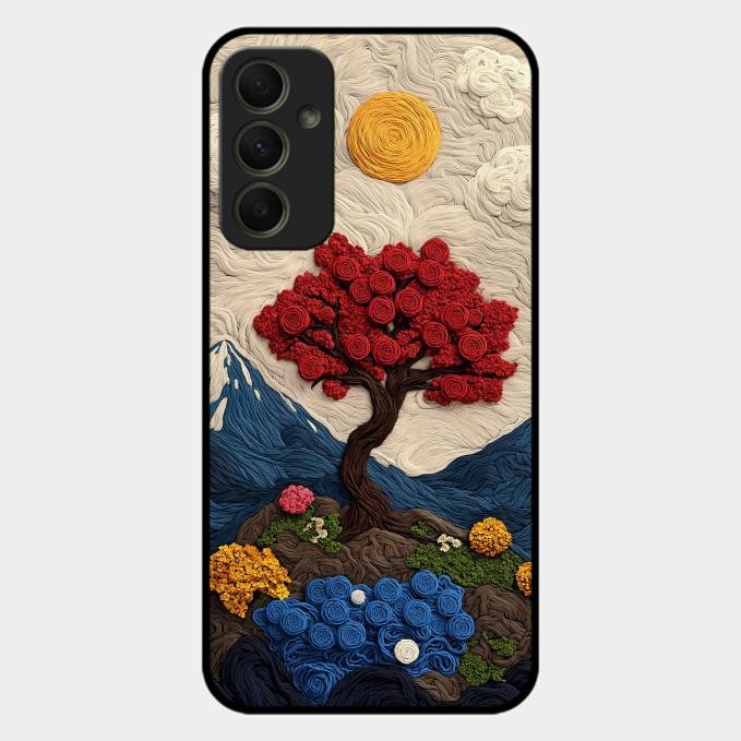 Eternal Nature Tapestry Glass Case Cover For Samsung - ShopOnCliQ