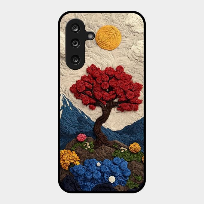 Eternal Nature Tapestry Glass Case Cover For Samsung - ShopOnCliQ