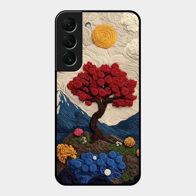 Eternal Nature Tapestry Glass Case Cover For Samsung - ShopOnCliQ