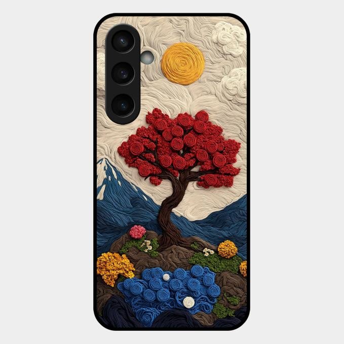 Eternal Nature Tapestry Glass Case Cover For Samsung - ShopOnCliQ