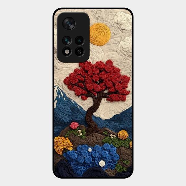 Eternal Nature Tapestry Glass Case Cover For Redmi - ShopOnCliQ