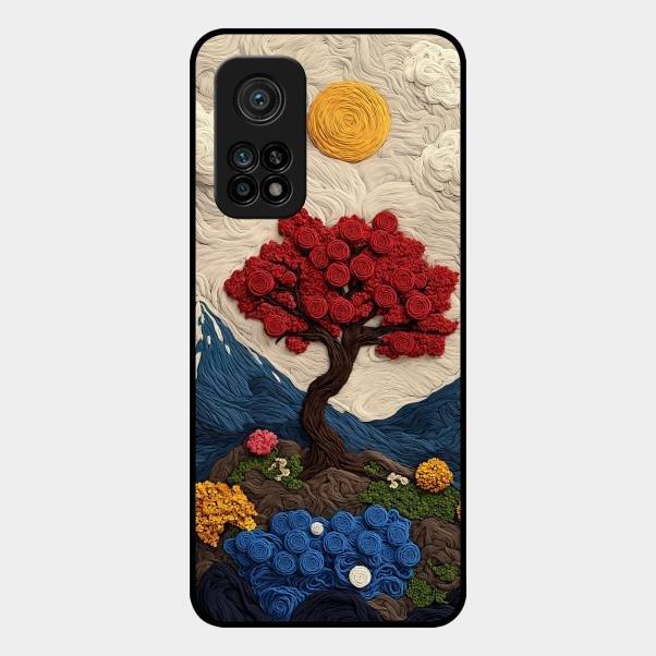 Eternal Nature Tapestry Glass Case Cover For Redmi - ShopOnCliQ