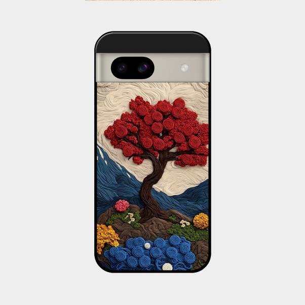 Eternal Nature Tapestry Glass Case For Google Pixel 8A 5G
