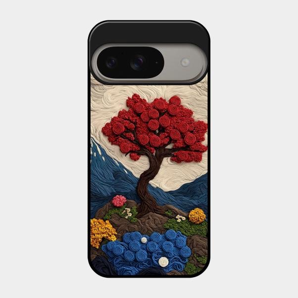 Eternal Nature Tapestry Glass Case For Google Pixel 9 5G