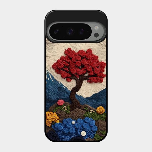 Eternal Nature Tapestry Glass Case For Google Pixel 9 Pro 5G